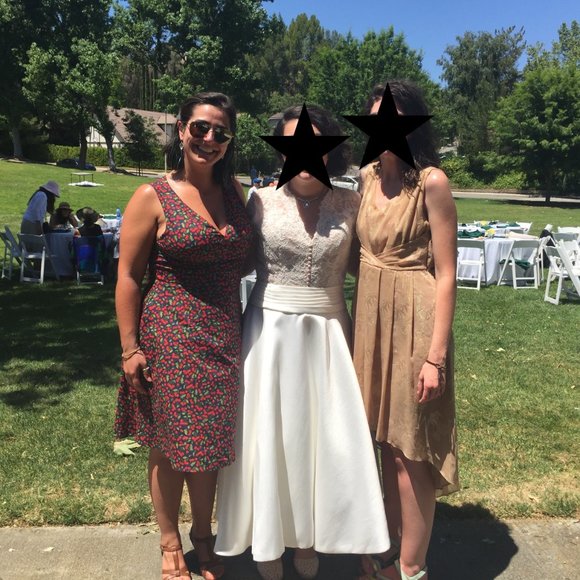 Yellow Star - Pinup Girl Dress, Navy w/Cherries - Picture 3 of 6